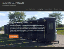 Tablet Screenshot of fechtnerdeerstands.com